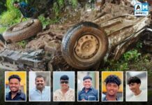 भीषण अपघात : थार गाडी पाचशे फूट दरीत कोसळली, सहा तरुणांचा मृत्यू, वाचा…!