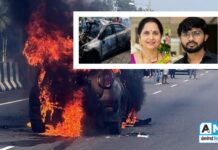 हृदयद्रावक : कापसी फाट्यावर भीषण दुर्घटना, अंबाजोगाई तालुक्यातील माय – लेकराचा जळत्या कारमध्ये करुण अंत…!