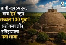 सांची स्तूप 54 फूट, मात्र ‘हा’ स्तूप तब्बल 100 फूट! अशोककालीन इतिहासाला नवा धागा…!